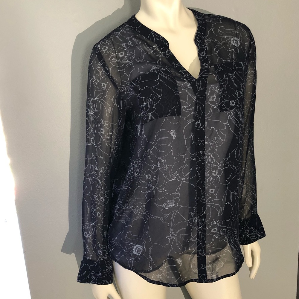 Ann Taylor LOFT Sheer Blouse💋💋